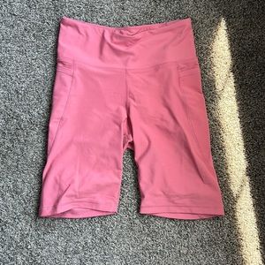 Pink old navy large tall bike shorts